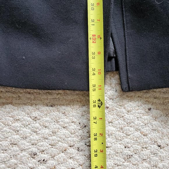 ZARA Black Faux Leather Accent Combination Coat - Picture 9 of 13